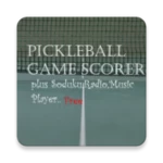 pickleball scorer plus online radio, play music/vi android application logo